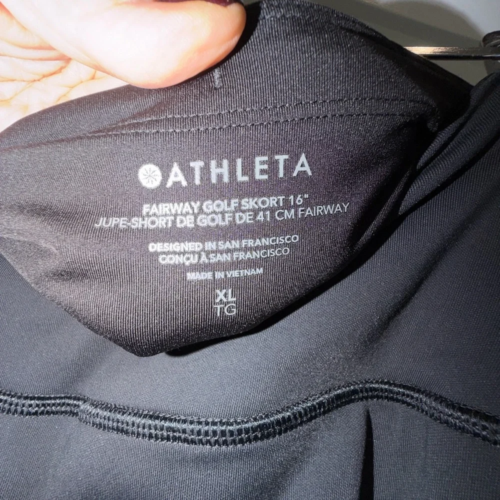 Athleta Black Skort with Zipper Pockets - Picture 8 of 8